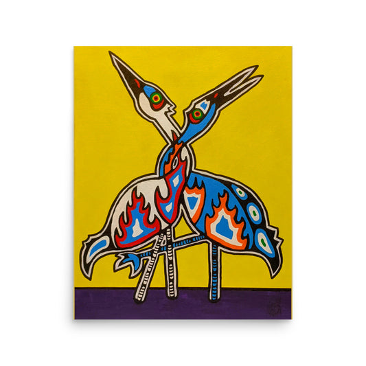 Crane Clan, fine art print by Alan Compo