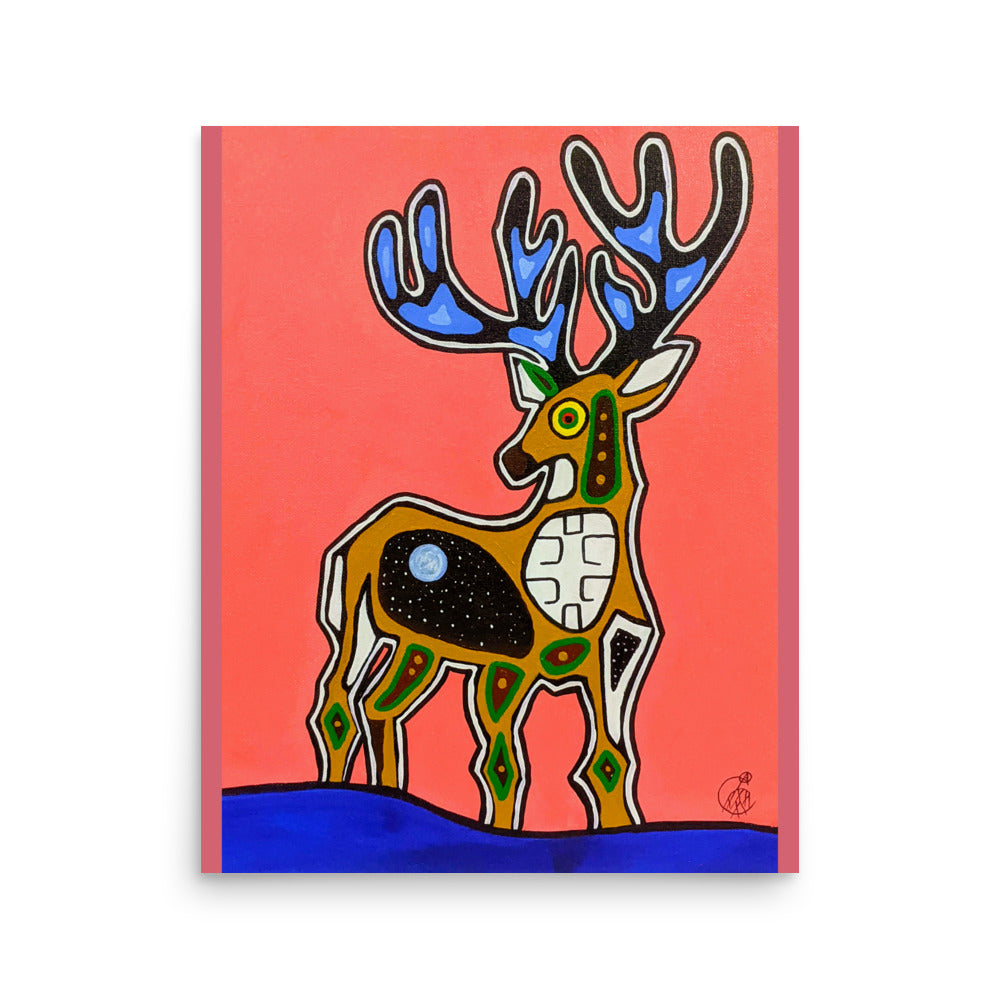 Deer Clan, fine art print by Alan Compo