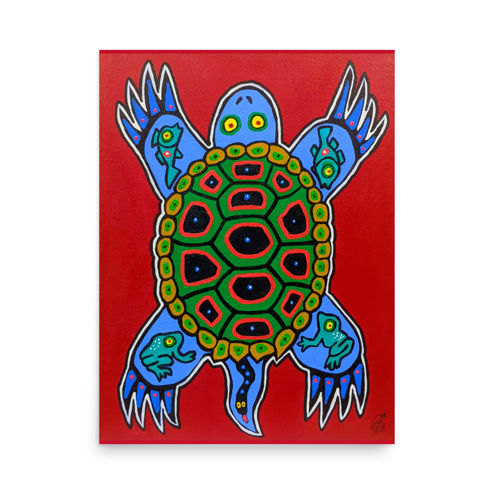 "Turtle Clan" fine art print by Alan Compo