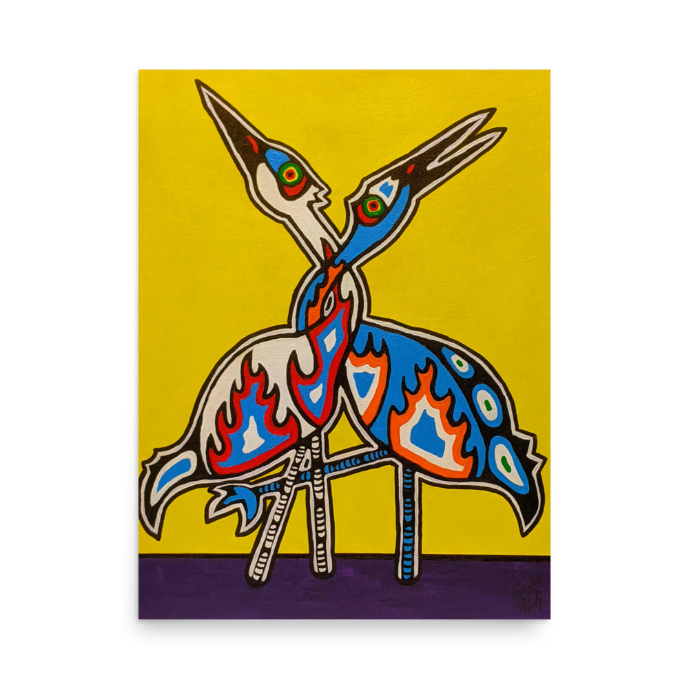 Crane Clan, fine art print by Alan Compo