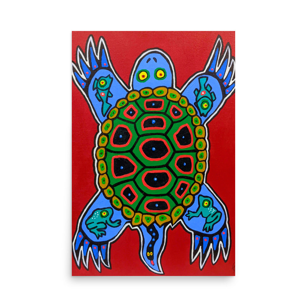 "Turtle Clan" fine art print by Alan Compo