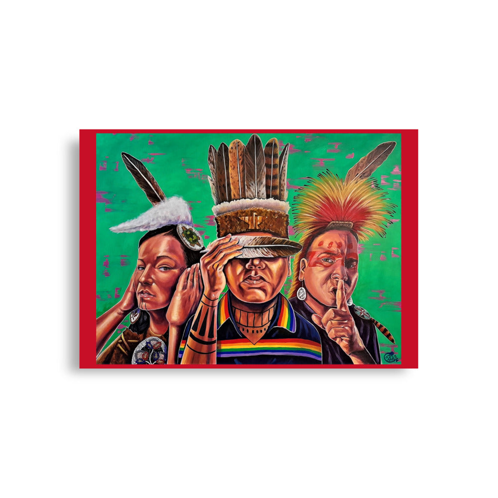 "Three Fires" fine art print by Alan Compo