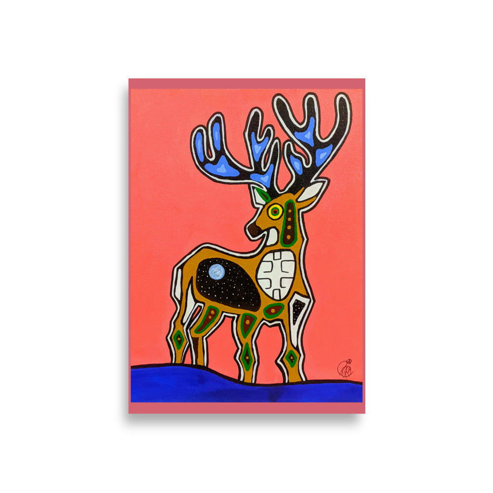 Deer Clan, fine art print by Alan Compo